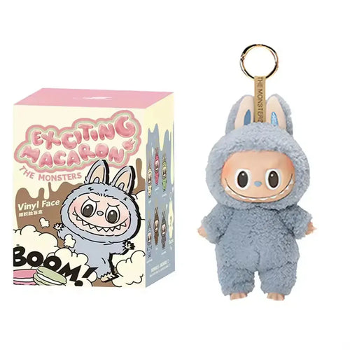 For Labubu High Quality Blind Box Cute Monster Toy Heart Macaron Kawaii Blind Box Model Kids Birthday Gift La Bubu House