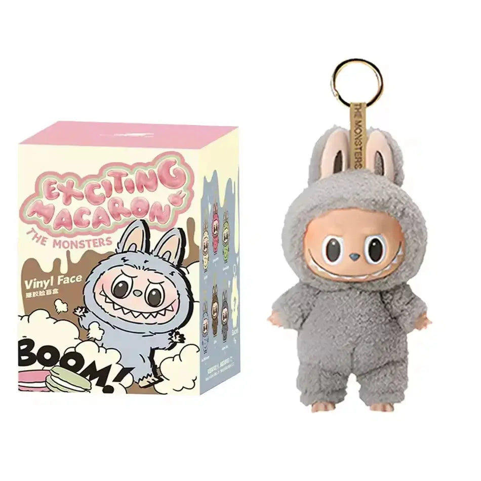 For Labubu High Quality Blind Box Cute Monster Toy Heart Macaron Kawaii Blind Box Model Kids Birthday Gift La Bubu House